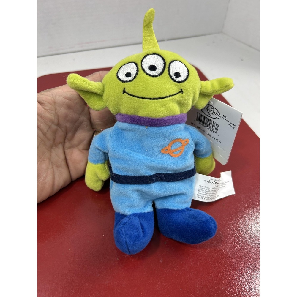Disney Store Toy Story Alien Mini Bean Bag Plush 7 In Stuffed Figure Doll